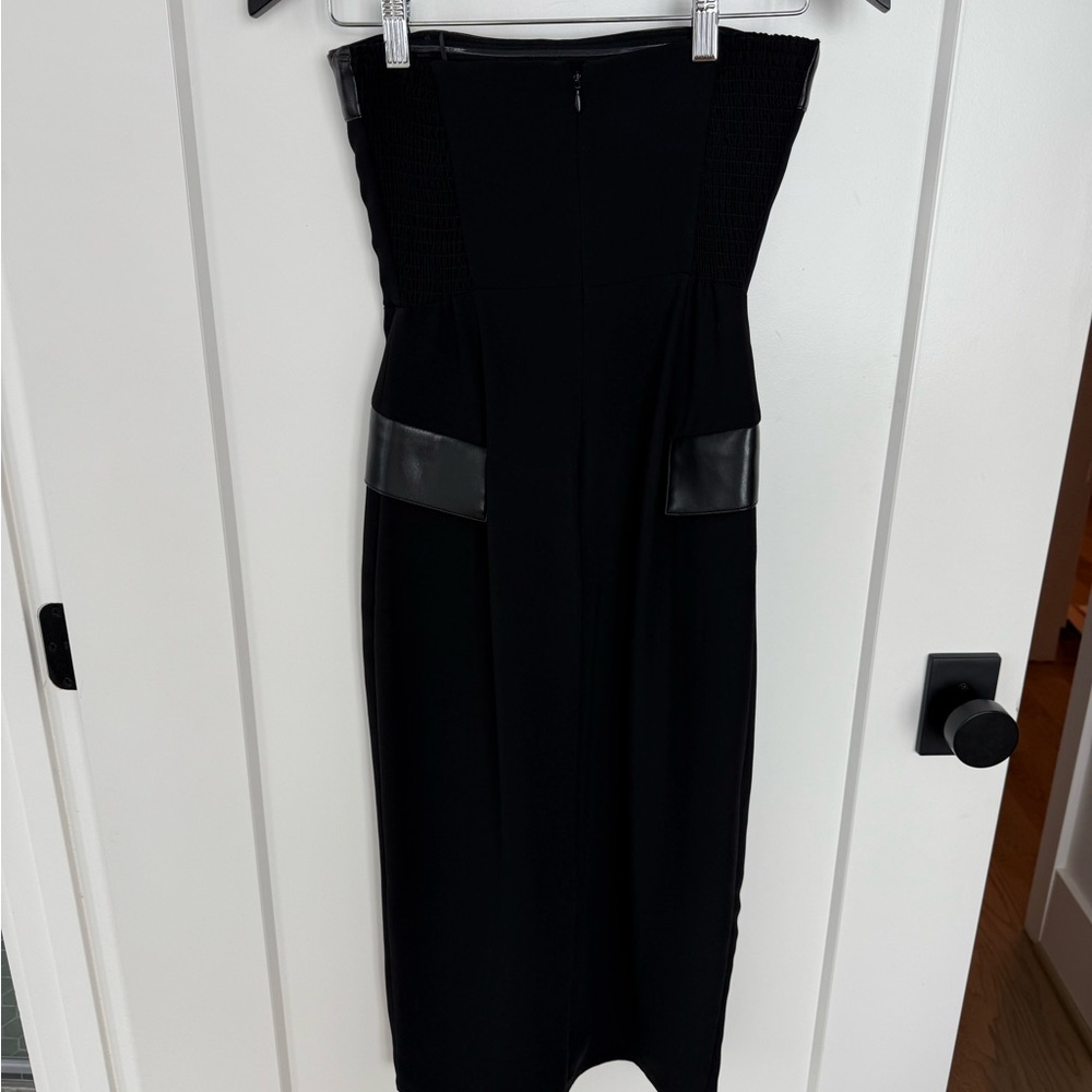 Amanda Uprichard Black Midi Dress